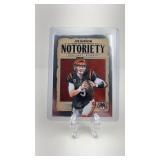 2024 Mosaic Joe Burrow Notoriety Insert Card