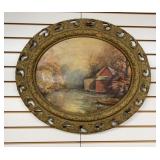 Guilded Framed Canvas Painting