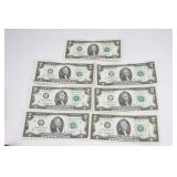 7 $2 Notes