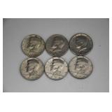 6 Kennedy Halves