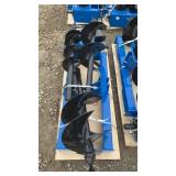 Future Skid Steer Hydraulic Auger W/3 Bits
