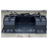 72" Unused Wolverine Grapple Bucket for Skid Steer