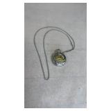 Quartz Pocket Watch With Chain- Train, Working