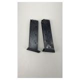 2 .45 ACP 9 Rd Magazines