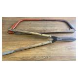 Buck Saw And Hedge Trimmers
