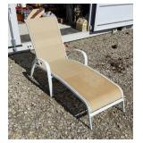 One Adjustable Pool Lounge Chair
