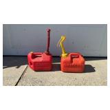 2 1 gallon Gas Cans