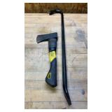 Crowbar and Ground Work Hatchet