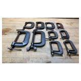 10 C Clamps