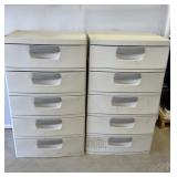 2 Sterilite Storage Drawers