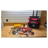 Husky Rolling Tool Bag W/Variety Hand Tools