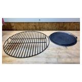 Grill Grate and Cast Iron Griddle