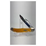 New-John Primble Gunstock Orange #JP30032 4" Blade