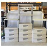 3 Piece Sterilite Storage Units