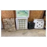 3 Archery Targets and Target Stand