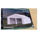 Unused 23ï¿½ X 22ï¿½ Double Garage Metal Shed