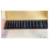 ARCAN 14PC 1/2" Metric Deep Impact Socket Set