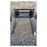 Agrotk 48" Pallet Forks Fits Full Size SkidSteer