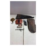 Pistol Holsters and Grip Burnt Gun Stock