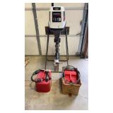 Honda 4-Stroke 9.9 Outboard Motor w/ Fuel Tanks