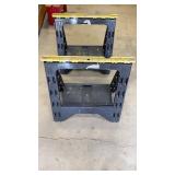 Pair of Plastic Saw Horses