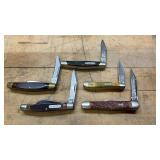 Case,Buck,Camillus,Schrade,Sears Pocket Knives