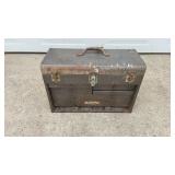 Wards Powr-Kraft Metal Toolbox w/ Contents