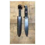 WWII German Hitler Youth Knife And Scabbard
