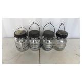 4 Mason Jar Style Lanterns