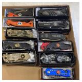 11 Pocket Knives Serviced Themed