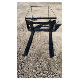 48" Manual Pallet Forks Fits Full Size SkidSteer