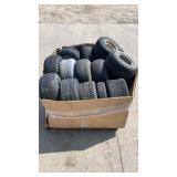Assortment of Used Golf Cart Tires & Wheels