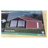 Unused 33ï¿½ X 25ï¿½ Double Garage Steel Barn Shed