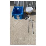 3.5 Gallon Liquid Nails FRP, Mixers and Tote