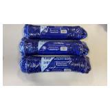 3/8IN Poly Braided Utility Rope 100FT Length