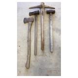 Pick Axe, Sledge Hammer & Axes