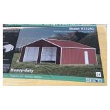 Unused 33ï¿½ X 25ï¿½ Double Garage Steel Barn Shed