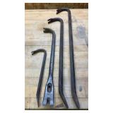 4 Crowbars 12"-30ï¿½