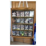 Ball Card Framed W/Various Yankee Players