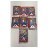 7- Packs of Unopened 1992 Upper Deck Baseball