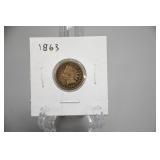 1863 Indian Cent