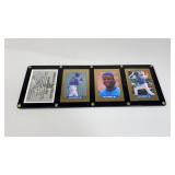 Ken Griffey Jr 3 Gold Card Set W/Certificate of