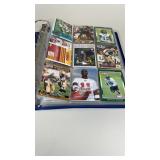 Football Cards in Binder