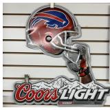 Coors Light Buffalo Bills Metal Sign