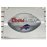 Coors Light Buffalo Bills Metal Sign