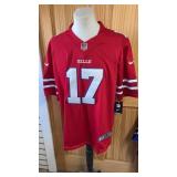 Med Josh Allen 17 Buffalo Bills Jersey