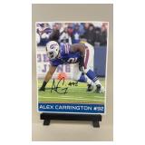Signed Alex Carrington 92 Photo