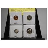 4 Old Proof Coins