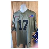 XXLg Josh Allen 17 Buffalo Bills Jersey