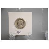 1940 Washington Quarter